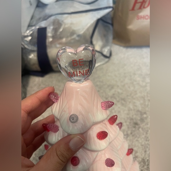 Mr. Christmas 12” Valentine’s Be Mine Ceramic Tree - Picture 2 of 4